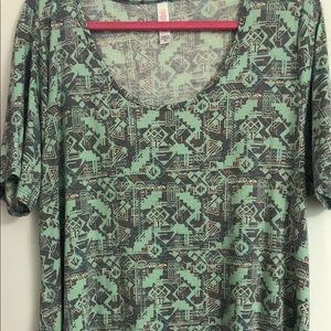 Lularoe 2XL cottony Perfect Tee EUC